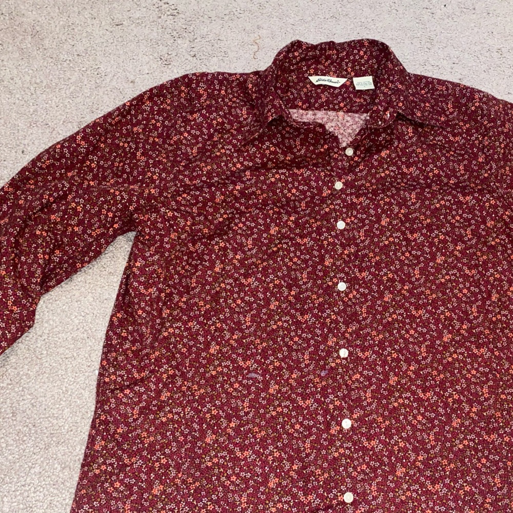 Eddie Bauer floral button up
